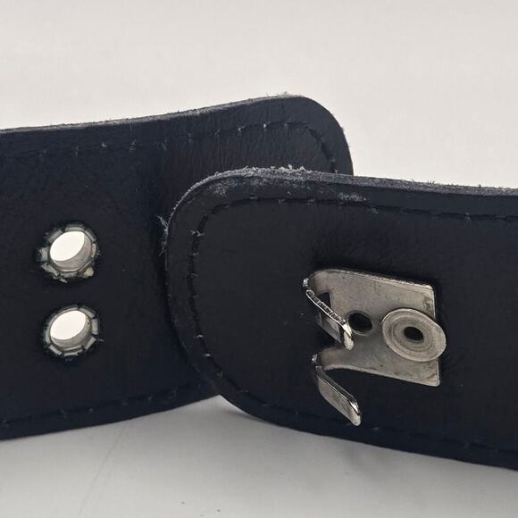 Vintage Bubblegum Pink Leatherock Nina Arjani Large Belt - Picture 5 of 10